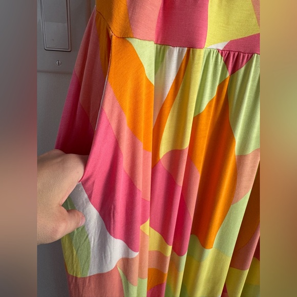 Torrid Tiered Maxi Dress Vibrant Multicolor Women’s Plus size 1X NEW Vacation - Picture 10 of 11